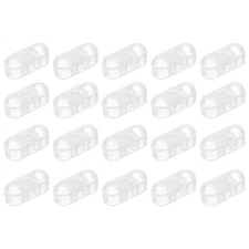 30Pack Plastic Blind Ball Chain Connector for Bead Blinds Transparent