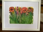 Original watercolor  7 in x 5 in "Through the Weeds 3"  by Angel Rose — photo 1