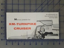 1956 Mercury Xm Turnpike Cruiser Concept Brochure Folder Original