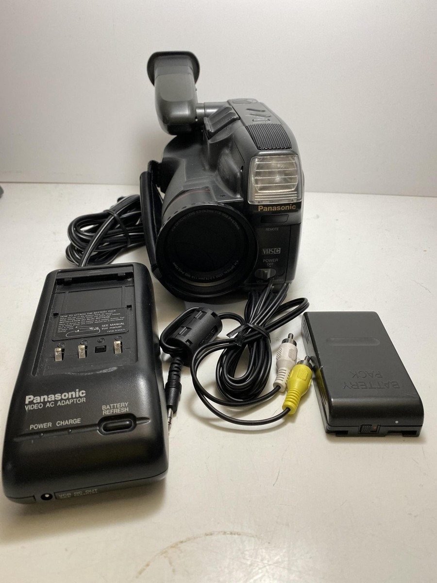 Panasonic Palmcorder IQ X14 X20 Digital Zoom Eis NTSC Vhs-c Pv