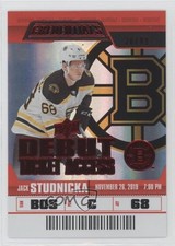 2019-20 Upper Deck Credentials Debut Ticket Access Red 30/99 Jack Studnicka 01ks