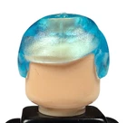 OFFICIAL LEGO Unreleased Monochrome Star Wars Trans Brt Light Blue Han Solo Hair
