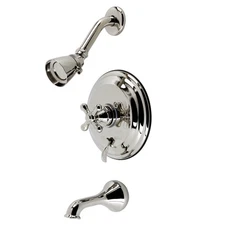 Kingston Brass KB363.0AX Restoration Tub and Shower Trim - Nickel