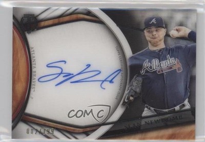 2018 Topps Tribute 2/199 Sean Newcomb #TA-SNE Auto 04up