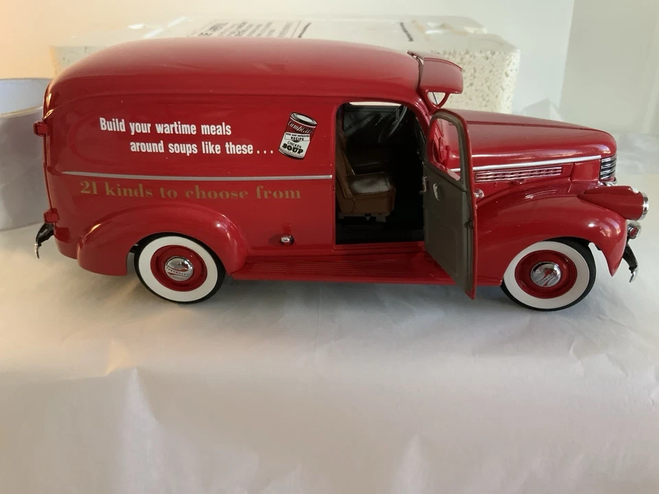 Camión de reparto Campbell’s Soup 1940’s, Danbury Mint, certificado de título, Foto 4 de 4