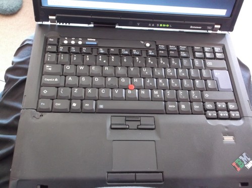 Thinkpad T60 Laptop 15 inch - 1.83 GHz Core Duo 2GB RAM 128GB SSD DVD - Classic! - Picture 4 of 16
