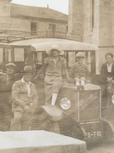 Carte photo Valcivières Puy-de-Dôme 63, Autobus Berliet Voiture Camion CPA. - Foto 1 di 3