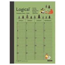 Nakabayashi Logical Diary 2026 A6/Camping NS-A602-26AS1