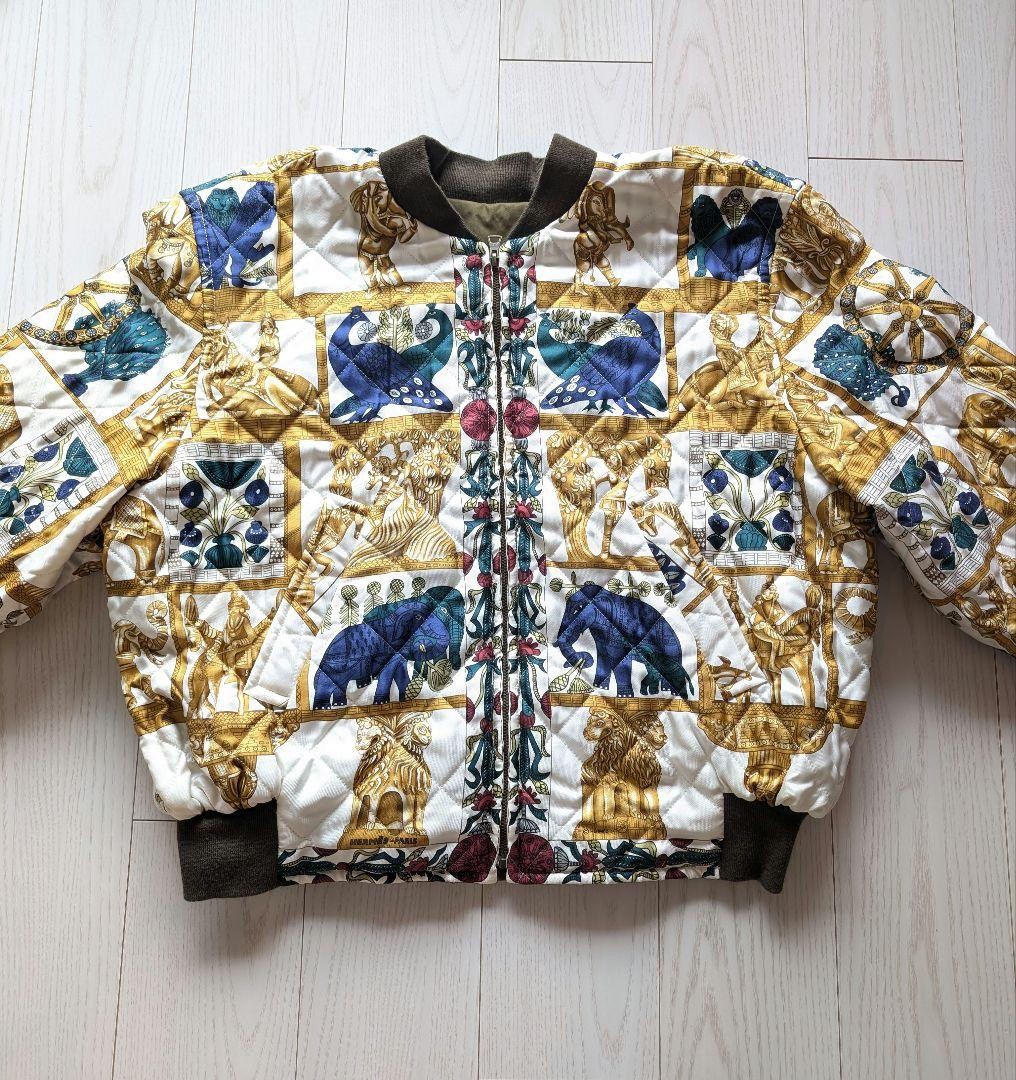 HERMES　90s ボンバージャケット HERMES 90s quilting bomber jacket from japan | eBay