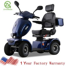 1000W 4-Wheel All Terrain Heavy Duty Seniors Mobility Scooter 500lbs 33 Miles