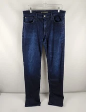 Joes Jeans Mens 34x33 Blue The Brixton Leib Straight & Narrow Denim Pants