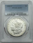 1884-S Morgan Silver Dollar, PCGS AU53, San Francisco Mint Coin.