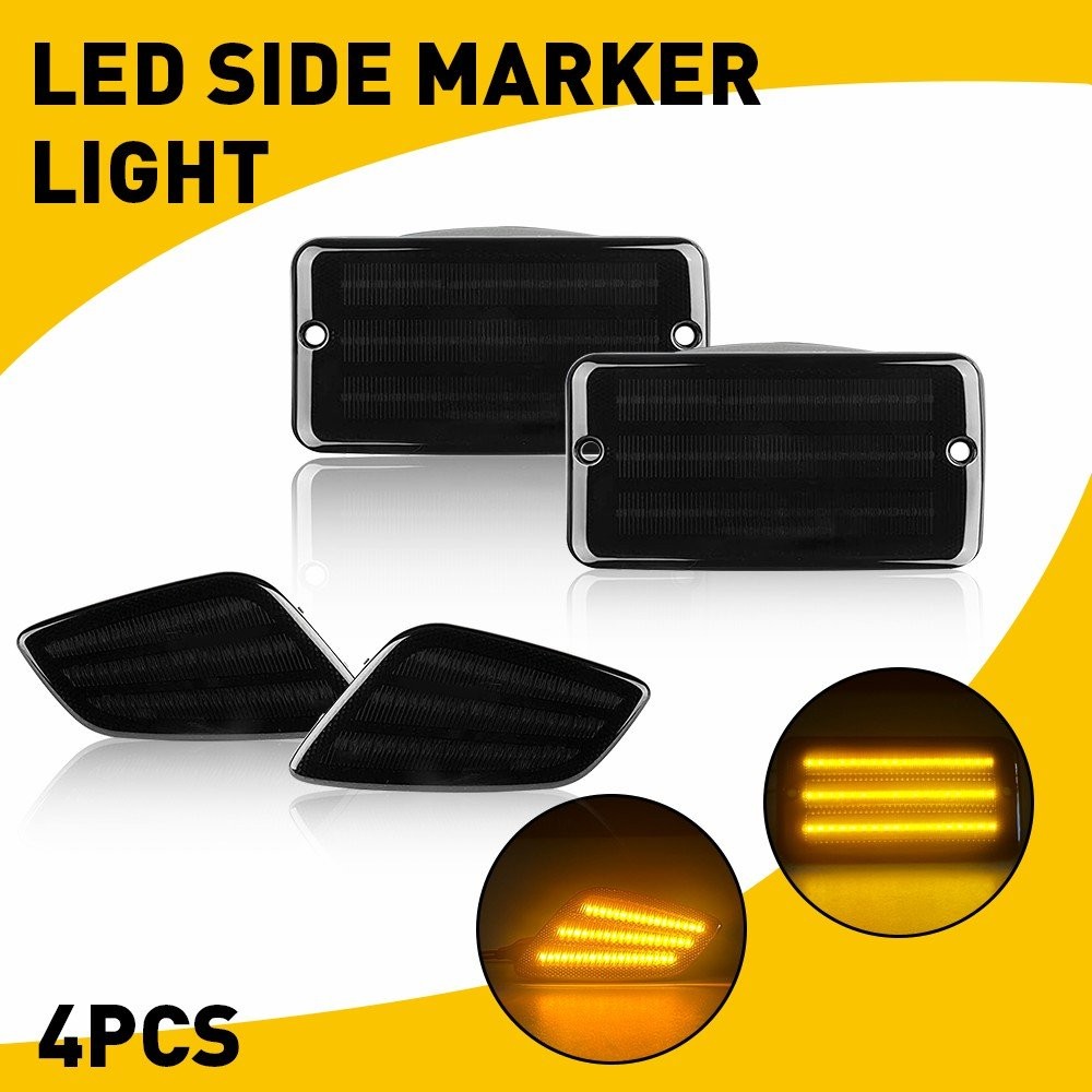 Fender Side Marker Lights Bumper Turn Signal Lamp For 97-06 Jeep Wrangler TJ EXV thumbnail 18