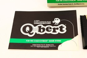 Qbert Colecovision Game 1983 Parker Brothers CIB Complete