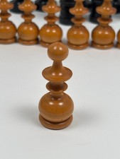 PION BLANC à L'UNITÉ pour Ancien Jeu d'échecs en Bois Buis Tourné Sculpté