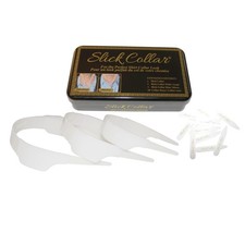 Slick Collar Shirt Collar Support System set with 3 adjustable, 10 premium Co...