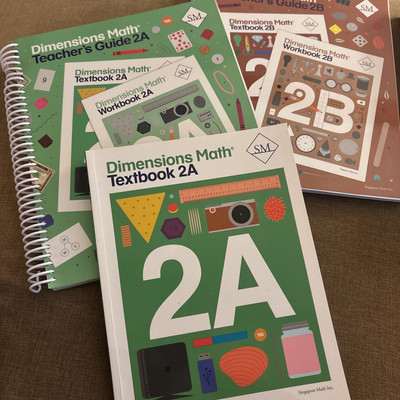 Dimensions Math Teacher's Guide 2A, 2B - Singapore Math + 2A Textbook