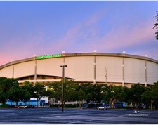 Tropicana Field Tampa Bay Rays Unsigned Exterior View Photo