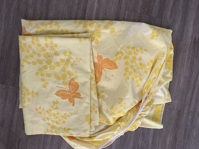 Vintage Spring Made Flat Sheet And Fitted  Only.