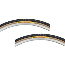 Pack of 2 Panaracer Pasela Tire 27 x 11/4 Clincher Wire Black/Tan 60tpi