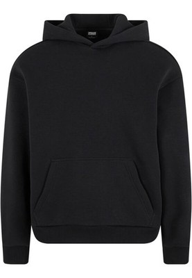 Urban Classics Kapuzenpullover Herren Fluffy Hoody schwarz Basics