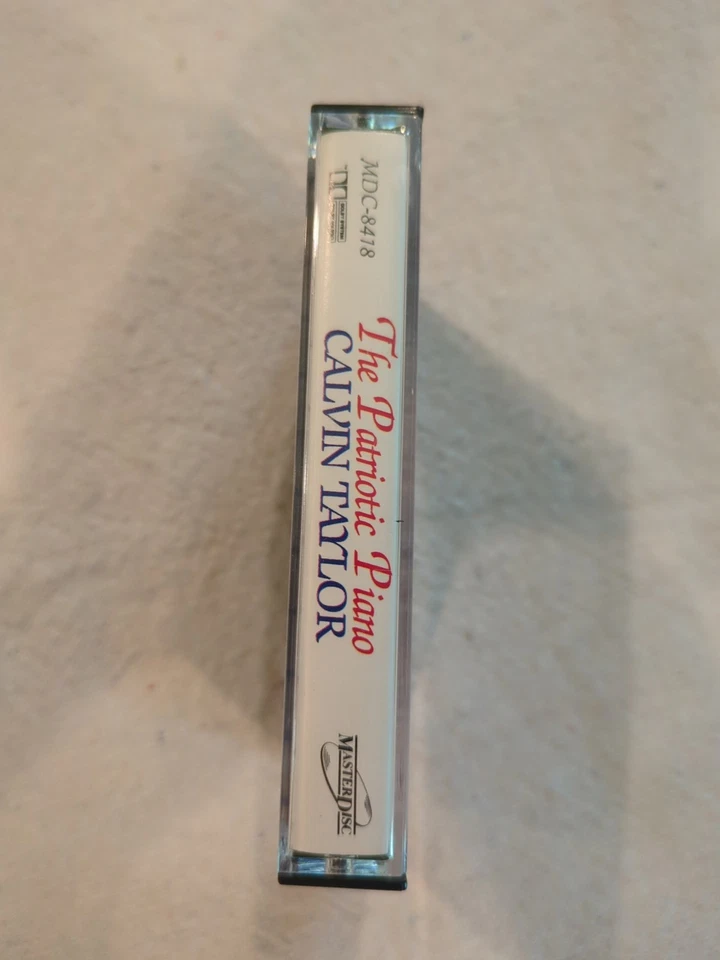 VERY RARE! The Patriotic Piano Arranged By Calvin Taylor Cassette 1987 SIGNED! Foto 2 de 4