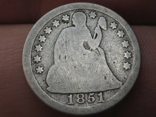 1851-P Seated Liberty Dime — photo from another recent sale