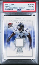 2006 ULTRA AWARD WINNERS JERSEY UAAER ED REED AWARD WINNERS JERSEY PSA 10 POP1
