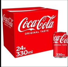 Coca-Cola Soft Drink 24 x 330ml Cans Full Case
