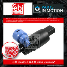 Washer Pump fits VAUXHALL INSIGNIA A, B Front 2008 on 013250357 1450059 Febi New