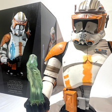 SIDESHOW COLLECTIBLE Star Wars Commander Cody Legendary Scale Bust Figure Statue