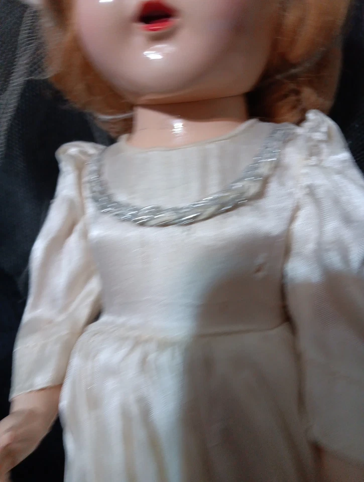 复古 Horsman Bright Star Bride 15 英寸娃娃原装套装 1948 — 第 3/4 张图片