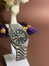Seiko 5 Vintage Automatic Men's 7009 Brown Dial Rare Watch