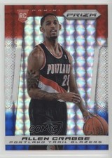 2013-14 Panini Prizm Red White & Blue Mosaic Prizm Allen Crabbe #295 0c2