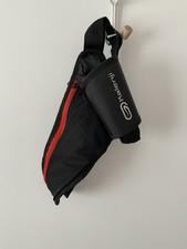 Kalenji Running Waist Belt Hydration Holder Black Red Adjustable Jogging