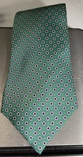 Vintage Polo by Ralph Lauren Silk Tie Geometric Pattern Handmade Made in USA