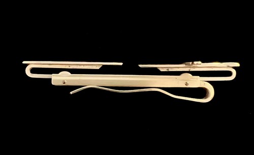 Vintage Large Sliding Hickcock Two Hand Broad Sword Tie Clip - Picture 2 of 5