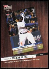 2020 Topps Now Review 2019 Vladimir Guerrero Jr. Blue Jays #TNR-2