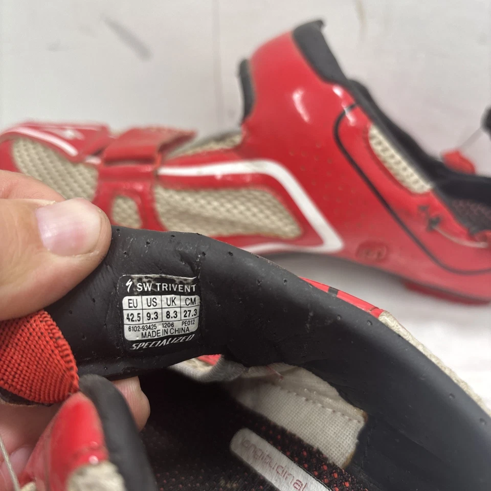 Zapatos de Bicicleta Specialized Body Geometry S-works Trivent 42.5 EU, 9.3 US Foto 2 de 4