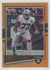 2020 Panini Donruss Jersey Number 8/77 Trent Brown #202 s3g