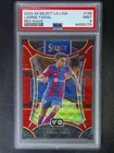 2023-24 Select La Liga Lamine Yamal #136 RC Rookie Mezzanine Red Wave /65 PSA 9