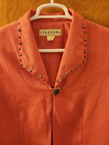 Double D Ranch Yoakum Top One Button with studs Western wear Cowgirl Size Medium - Picture 2 of 8