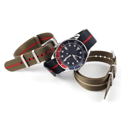 Premium Weave Nylon Watch Band 20mm 22mm Replacement Military Watch Straps fo... - Picture 3 of 6