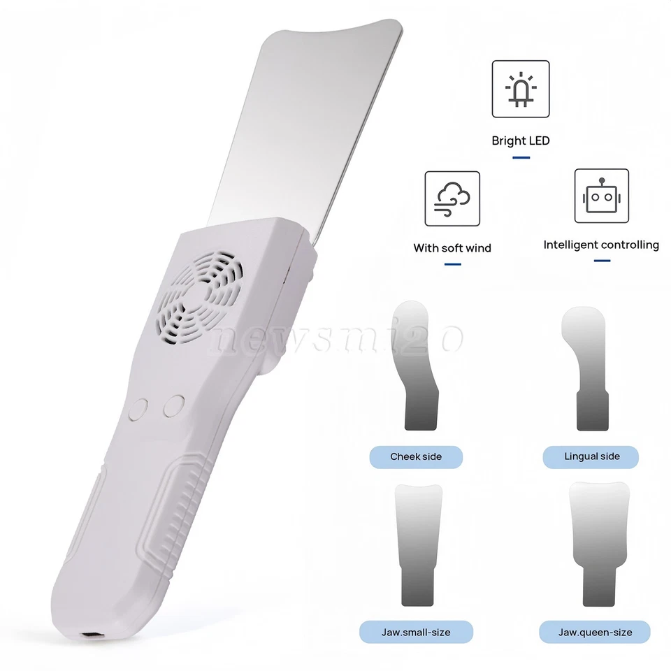 Espejo dental oclusal sistema fotográfico intraoral LED sin niebla 4 espejos antiniebla Foto 2 de 4