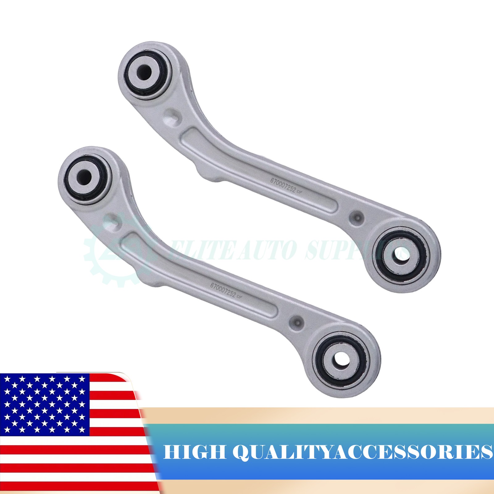 2PCS For Maserati Ghibli Quattroporte 670007252 Rear Suspension Control Arm Kit