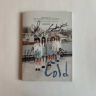 YOUNG POSSE SPECIAL ALBUM 'COLD' - PHOTOBOOK ALL MEMBER HAND SIGNED AUTOGRAPHED