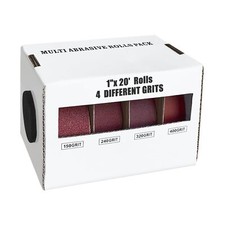 4 PCS Emery Cloth Roll Sand Paper Assortment Pack Sandpaper 4 Grits Assorted ...