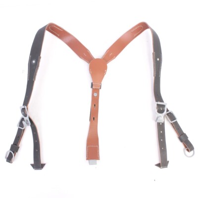 Replik Deutsch 2. Weltkrieg schwarze Leder Y Riemen Normal. von FAB TR309