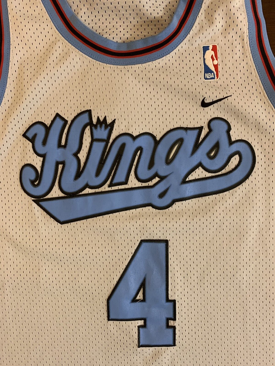 Rare Vintage Nike Rewind Throwback NBA Sacramento Kings