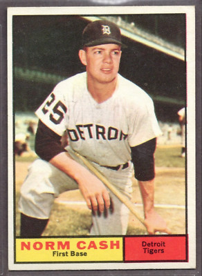 1961 Topps Set-Break #95 Norm Cash EX-EXMINT *JAYSACE*